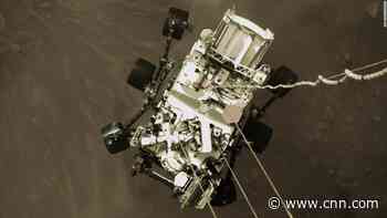NASA's Perseverance rover has sent back new color images and a never-before-seen view of what it looks like to land on the red planet
