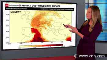 Saharan dust hits Europe this weekend