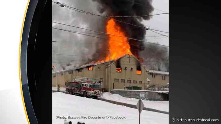 Massive Fire Destroys Fellowship Hall At Somerset County Church