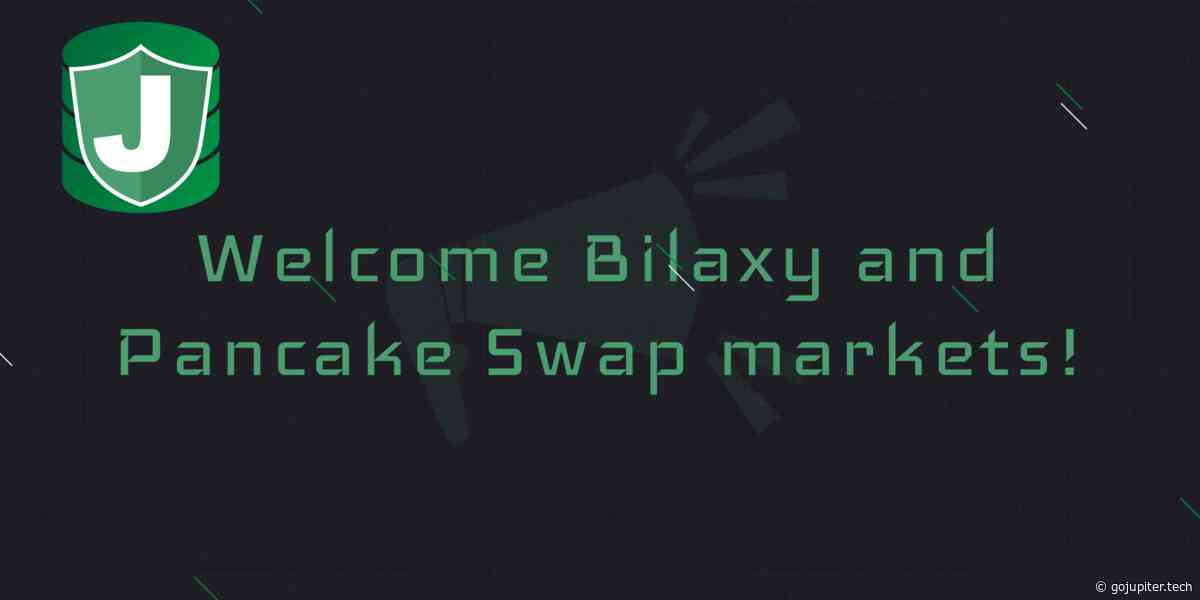Hello Pancake Swap and Bilaxy!
