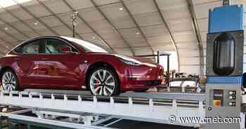 Tesla is making its big car-building tent in Fremont permanent, report says     - Roadshow