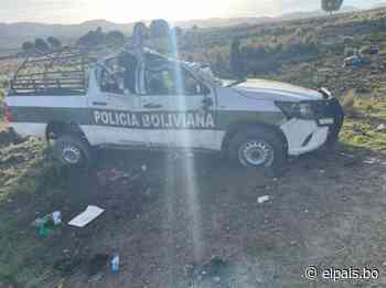 Dan sustitutivas a chofer policial tras colisión en Oruro - El País