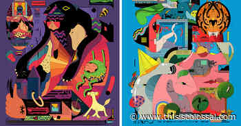 Fantastical Cartoons, Robotic Pets, and Vibrant Architecture Populate Digital lllustrations by Ori Toor - Colossal