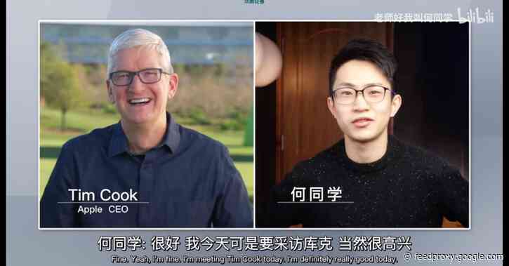 Tim Cook talks with 22yo student: Innovation, education, motivation, more