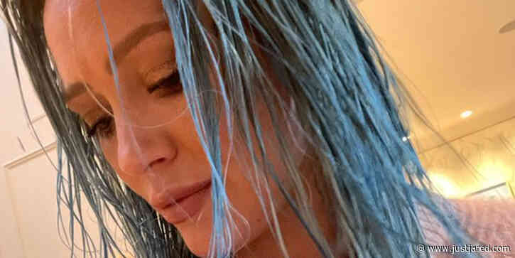 Hilary Duff Just Dyed Her Hair Blue, But Swears It's Not A Hint At Her Baby's Gender