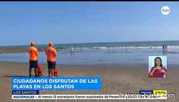 Playas en la provincia de Los Santos reciben visitantes - TVN Noticias