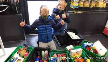 Penmachno brothers run up and down stairs to help food bank - In Your Area