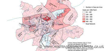 Warrington's latest COVID-19 hotspots revealed as downward trend continues in most areas - Gary Skentelbery