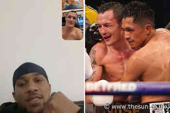 Classy Anthony Joshua FaceTimes Josh Warrington to teach him lesson about ‘bouncing back after getting KO’d by - The Sun