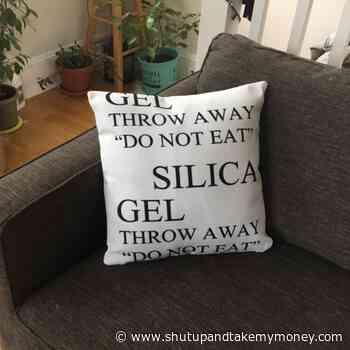 Silica Gel Throw Pillow