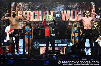Miguel Berchelt 130 lbs vs. Oscar Valdez 130 lbs – Weigh-in results