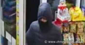 Suspected armed robber threatened staff with a hammer at shop