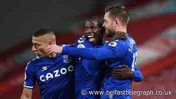 Derby delight for Everton at Anfield as Liverpool’s problems pile up