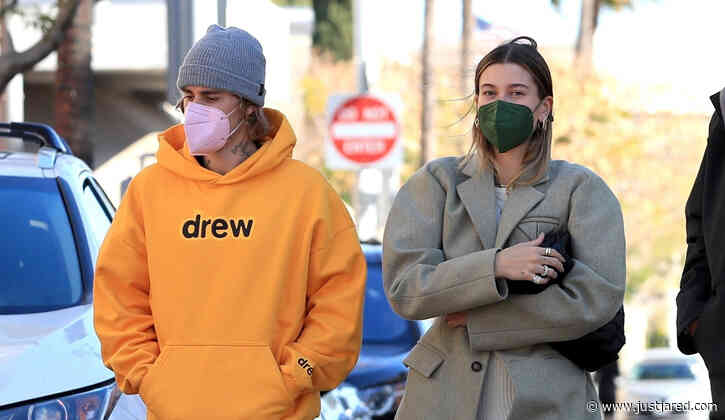 Justin Bieber & Wife Hailey Bundle Up for Saturday Morning Breakfast Date