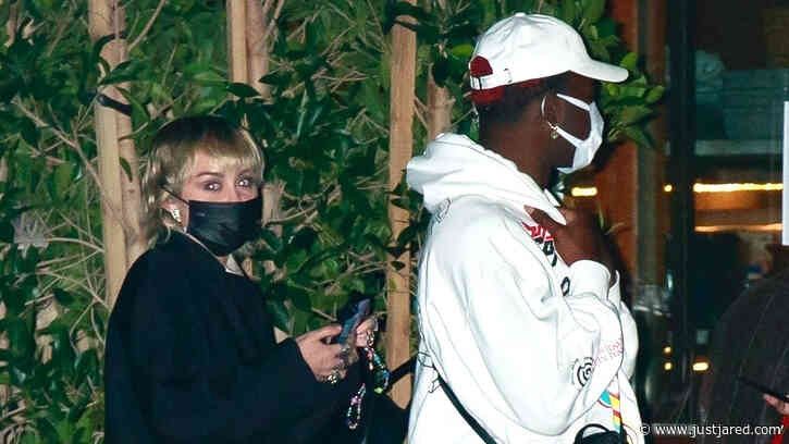 Miley Cyrus Dines with Lil Nas X on Friday Night in Malibu