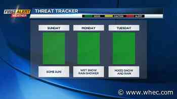 Yellow Alert is ending as lake effect snow winds down