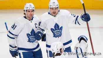 Matthews scores two more as part of another four-point night, Leafs down Habs