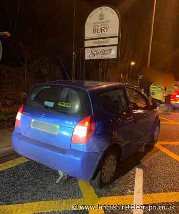 Driver arrested after police pursuit to Manchester