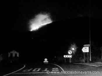 Ya extinguido un incendio en el monte Oteixon, cerca de Narbarte - Noticias de Navarra