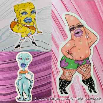 Spongebob THICCpants Stickers