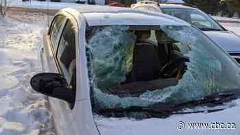 P.E.I. woman suffers cuts after flying ice smashes through car windshield
