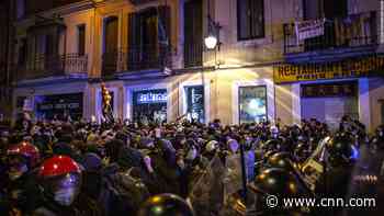 Violent protests over rapper's arrest and accusations of police brutality rock Catalonia for fifth day
