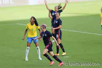USA beat Brazil 2-0 to seize lead at SheBelieves Cup