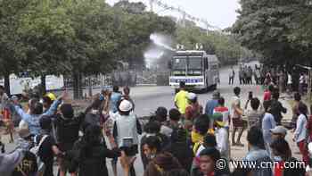 Myanmar police open fire on protesters in Mandalay leaving at least two dead, say reports