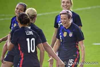 Christen Press and Megan Rapinoe lead U.S. past Brazil in SheBelieves Cup