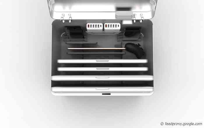 Lootbox charging lock box and cable tidy for all your devices