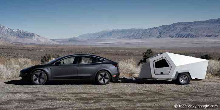 This company created a $25,000 RV travel trailer designed to be towed by an EV like a Tesla