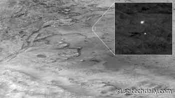 Mars Reconnaissance Orbiter Captured Perseverance During Descent to Red Planet