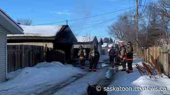 Saskatoon garage fire in Hudson Bay Park leads to an estimated $60K in damage - CTV News Saskatoon