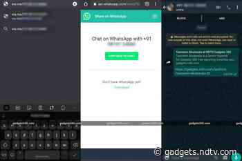 How to Chat With Yourself on WhatsApp to Take Notes, Make Lists, or Save Important Links - Gadgets 360