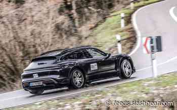 Watch the new Porsche Taycan Cross Turismo EV crossover hit the road