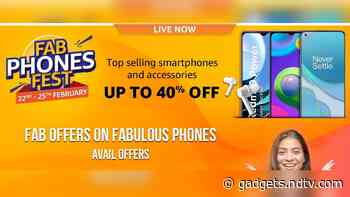Amazon Fab Phones Fest Sale Brings Up to 40 Percent Discount on Samsung, Xiaomi, Apple Phones