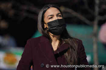 Rep. Alexandria Ocasio-Cortez Visits Houston Food Bank After Raising $3 Million For Texas Winter Storm Relief - Houston Public Media