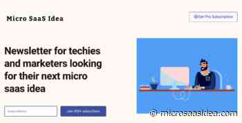 Micro SaaS Idea - Find your next profitable micro SAAS idea
