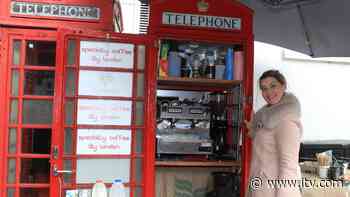 Entrepreneur finds her lockdown calling with phone box coffee kiosk - ITV News