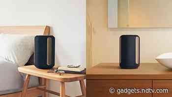 Sony SRS-RA3000 Speaker With 360-Degree Audio, Voice Assistance Launched in India