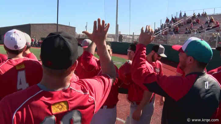 UNM baseball gets in the win column, beating K-State on Sunday 4-3