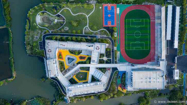 Paths and playgrounds connect classrooms at Erdu Primary School