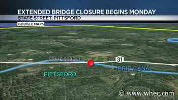 Route 31 bridge in Pittsford to close Monday