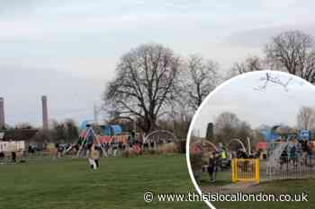 Pictures show Beddington playground 'packed' on weekend