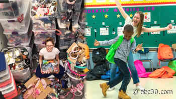 The Fashion Foundation sells discounted designer clothes to buy school supplies for kids in need