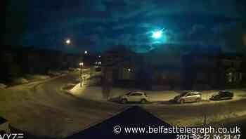 Doorbell cameras capture bright fireball lighting up sky over Canada