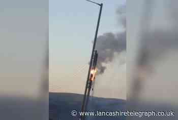 76 homes without power after Hapton electrical fire