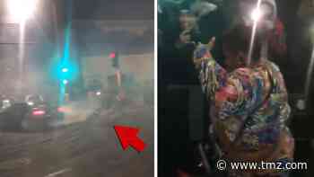 Woman Hit by Car at Oakland Sideshow, Walks Away Hyped