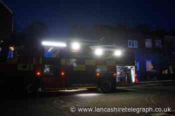 Kitchen destroyed by pan fire in Blackburn