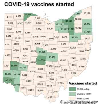 Mapping Ohio’s vaccinations; trends for coronavirus in Ohio: late February update - cleveland.com